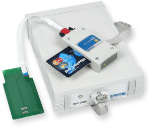 barnes spy3000 chip card terminal communication monitor